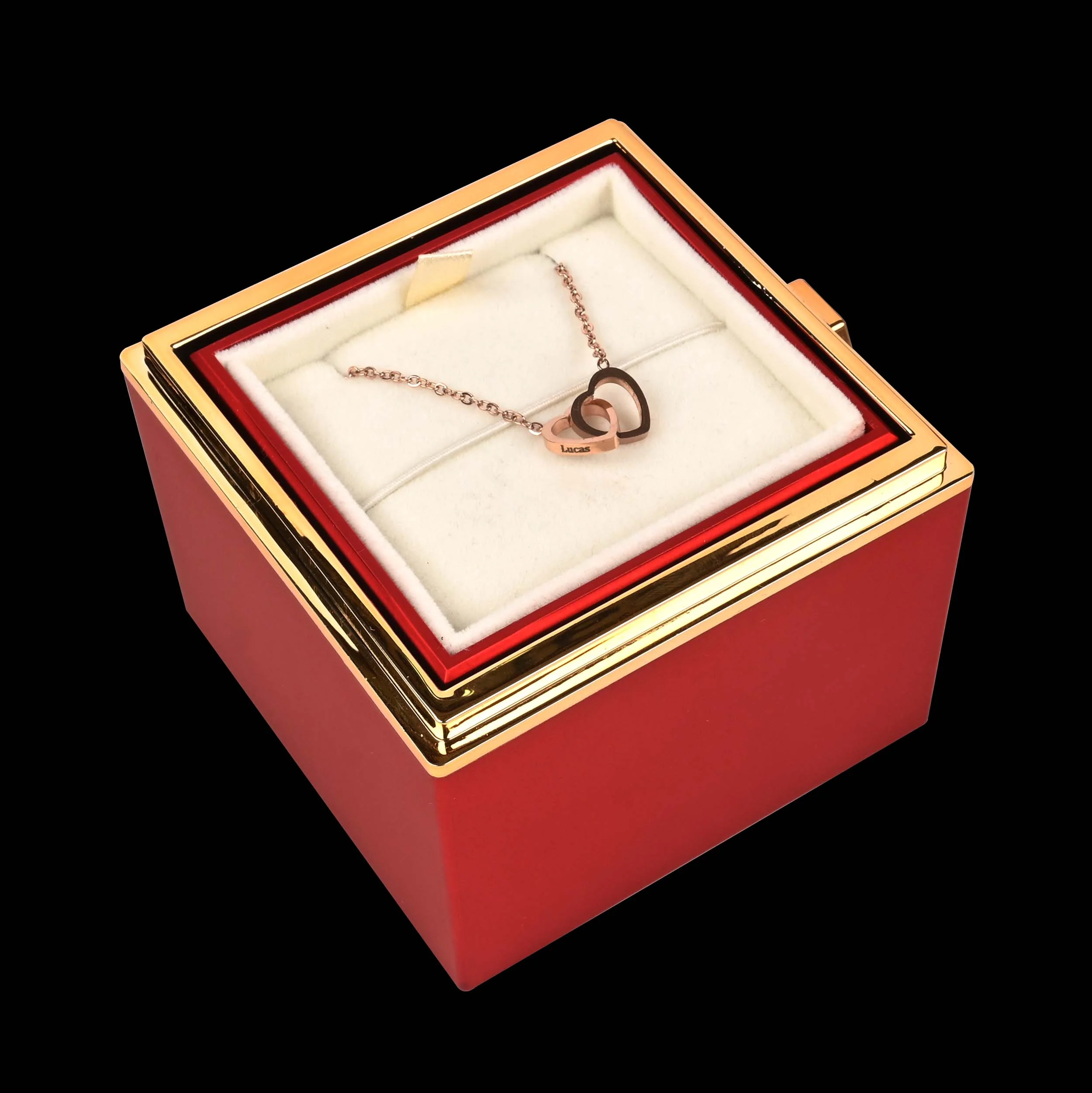 Eternal Rose Box W/ Engraved Necklace - Image 12