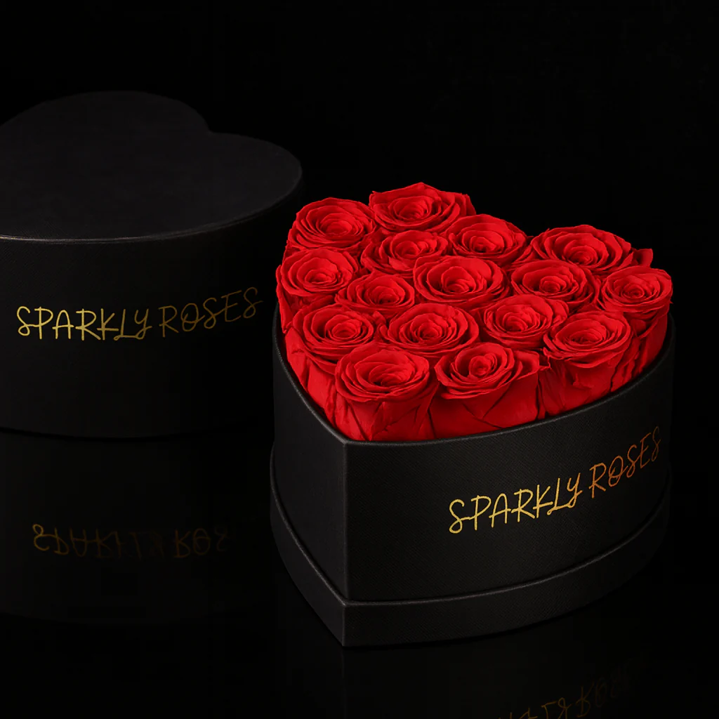 Eternal Rose Heart Bouquet - Image 11
