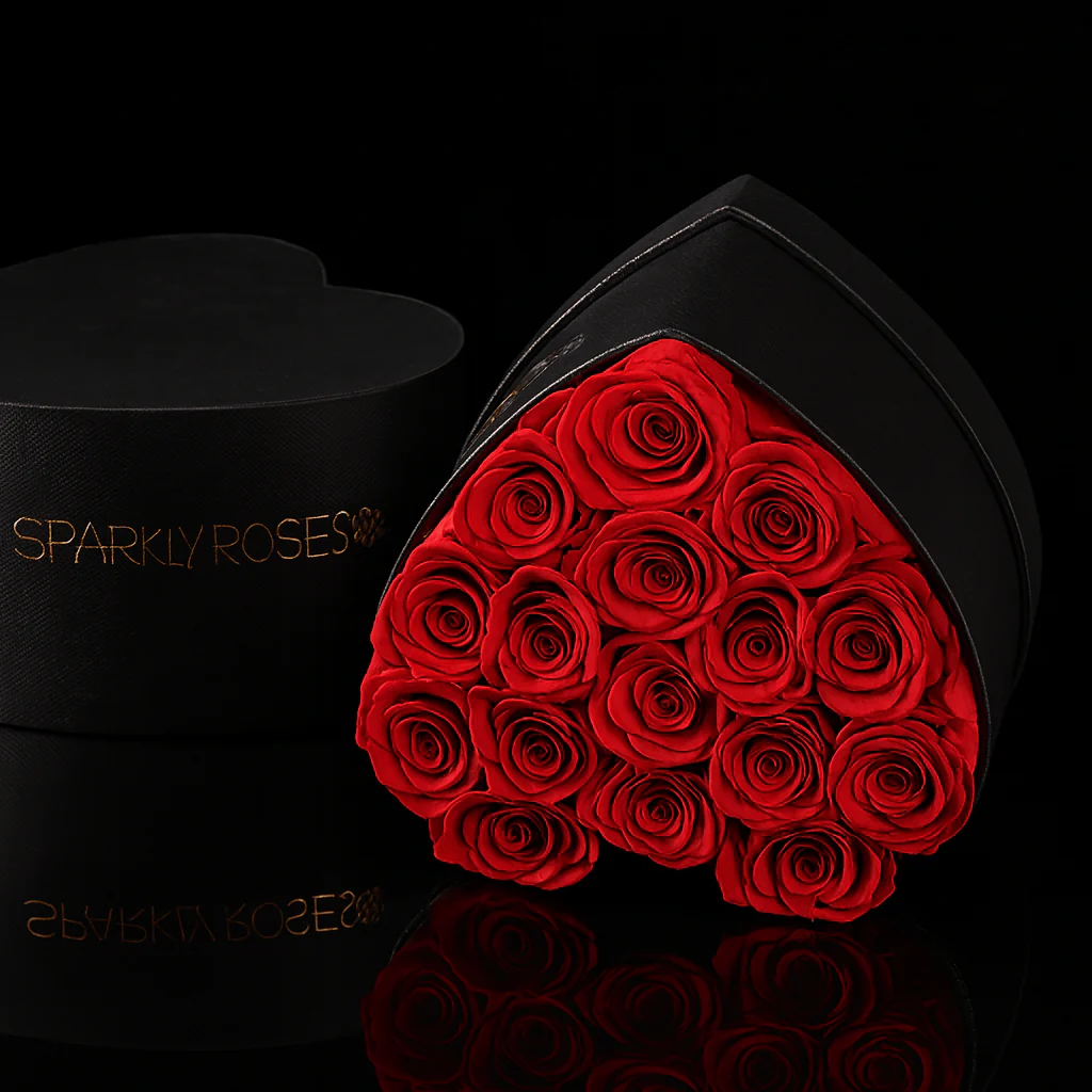 Eternal Rose Heart Bouquet - Image 12