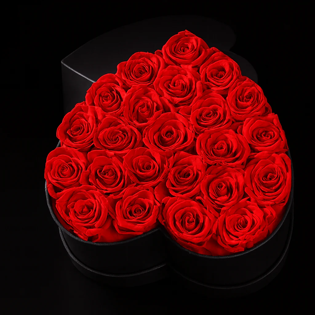 Eternal Rose Heart Bouquet - Image 4