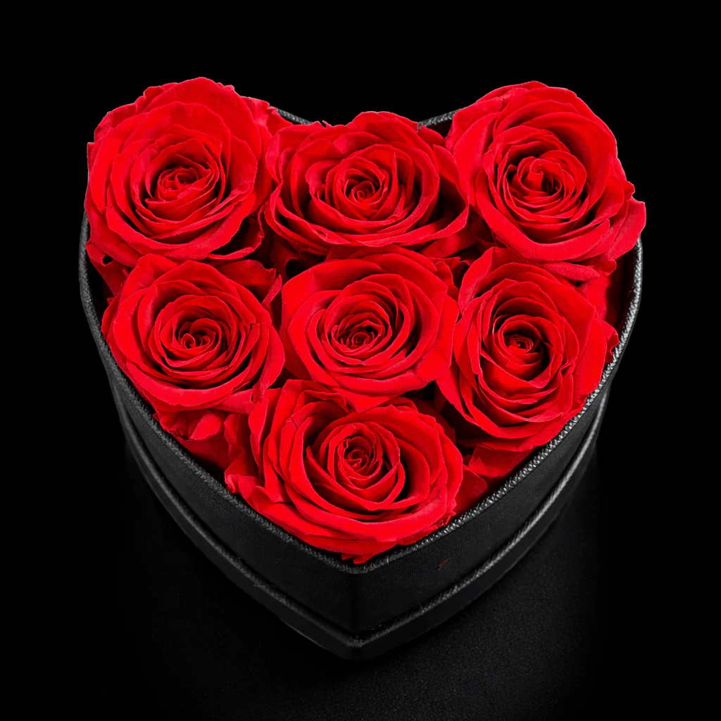 Eternal Rose Heart Bouquet - Image 5