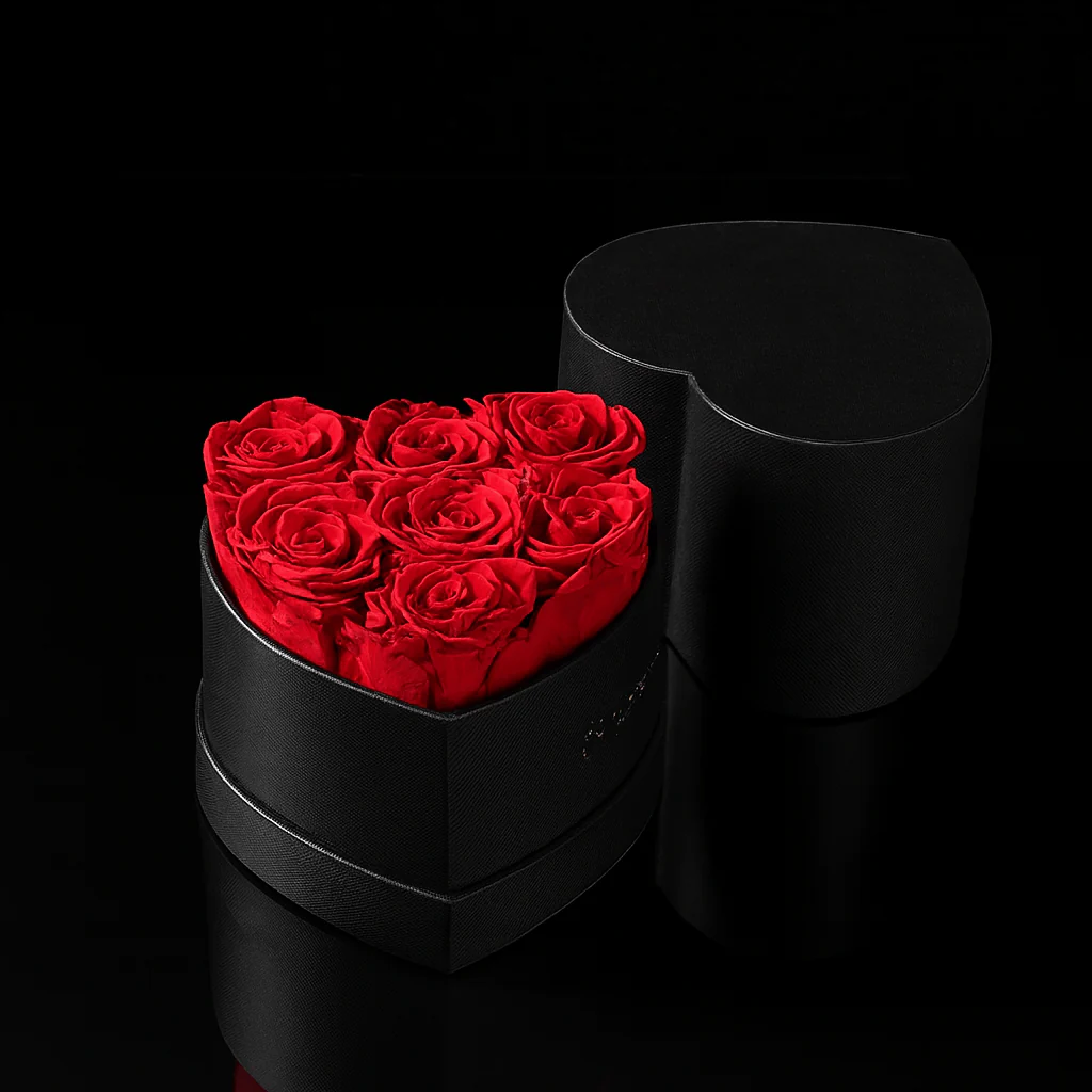 Eternal Rose Heart Bouquet - Image 7
