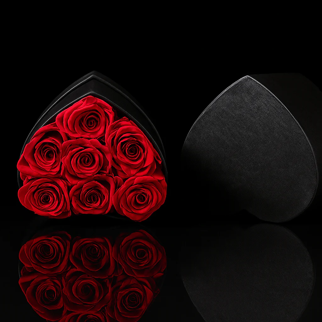 Eternal Rose Heart Bouquet - Image 8