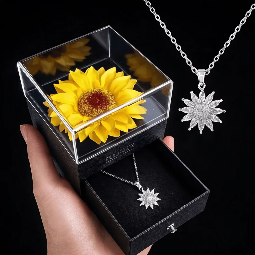 Sunflower Box & Necklace - Image 10