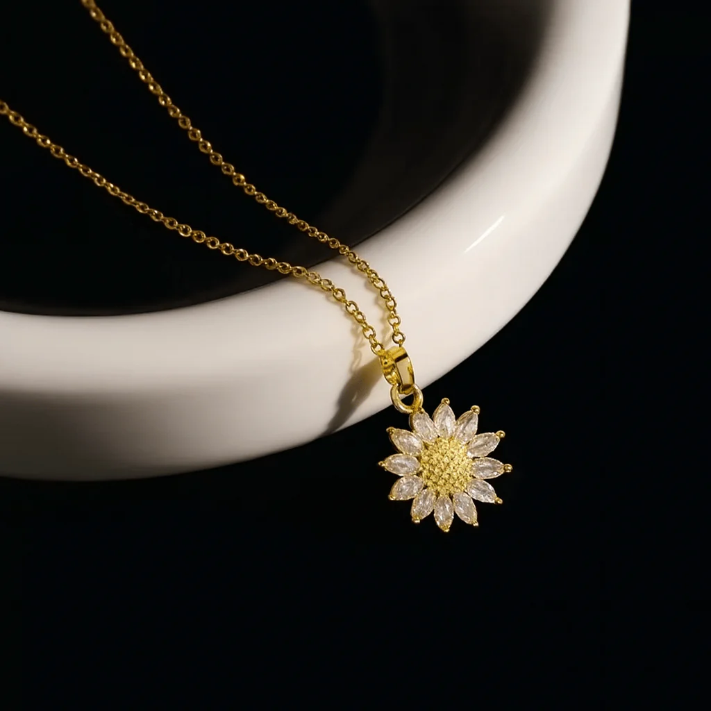 Sunflower Box & Necklace - Image 3