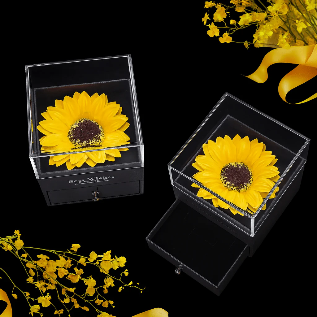 Sunflower Box & Necklace - Image 6