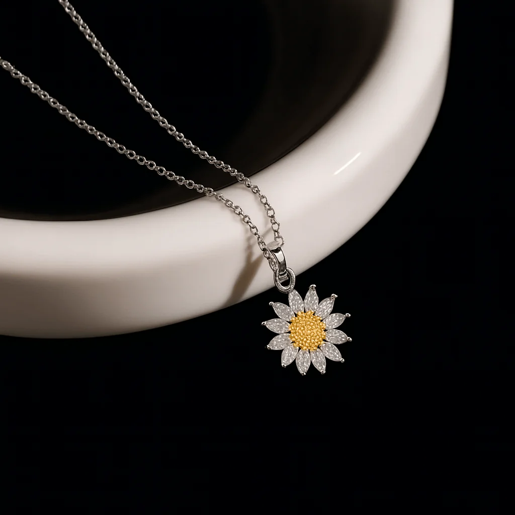 Sunflower Box & Necklace - Image 9
